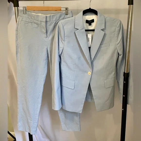 J. Crew Light Blue Women's Suit - Picture 6 of 11
